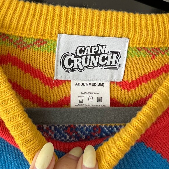 Rare Cap'n Crunch Holiday/Christmas Sweater - Picture 3 of 3